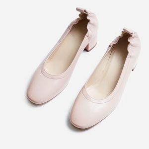 Everlane Day Heel Pale Rose Size 8
